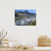 銀銀氷河アルプフランスのス ポスター (キッチン)