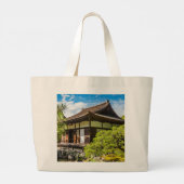 銀閣寺本堂 ラージトートバッグ (裏面)