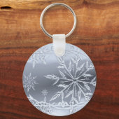 銀雪のクリスマス キーホルダー (正面)