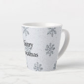 銀雪片クリスマス カフェラテマグ (右アングル)