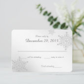 銀雪片レスポンスカード 出欠カード (スタンド正面)