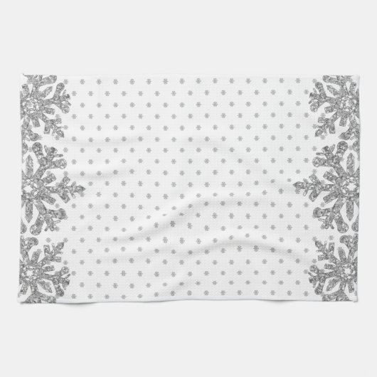 銀雪片 キッチンタオル (横)