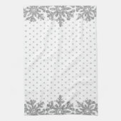 銀雪片 キッチンタオル (縦)