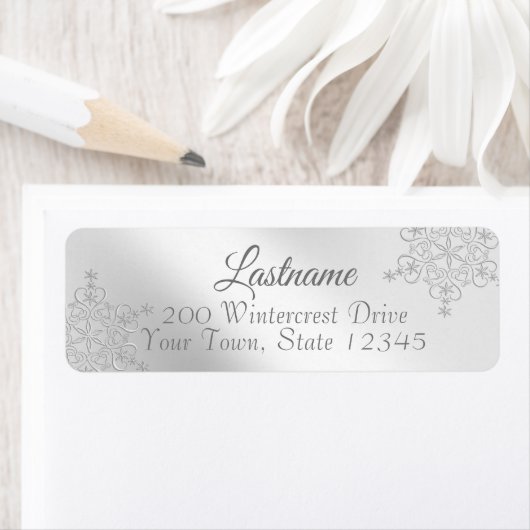 銀雪片 ラベル (インサイチュ)