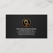 銀電気工事用配線灯光 名刺 (裏面)
