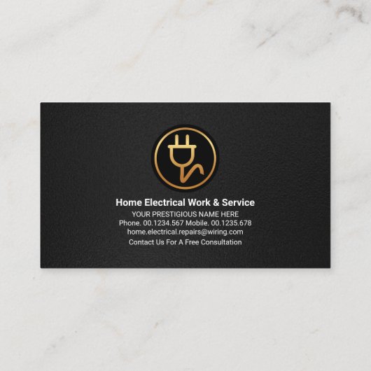 銀電気工事用配線灯光 名刺 (裏面)