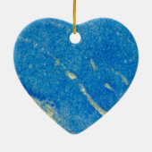 銀青色溶融ガラス セラミックオーナメント (裏面)