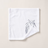 銀馬頭 バスタオルセット (ウォッシュタオル)