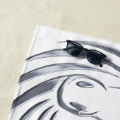 銀馬頭 ビーチタオル (インサイチュ)