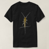 銀魚の昆虫 Tシャツ (デザイン正面)