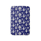 銀魚の邪悪な眼のパターン バスマット (正面縦)