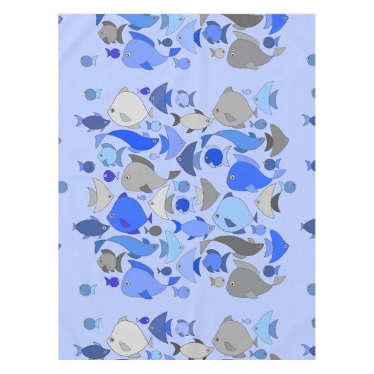 銀魚 テーブルクロス (正面)