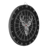 銀鹿スタイリッシュオンカーボンプリント ダーツボード (正面左)