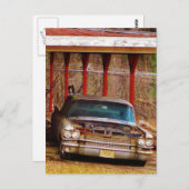 銀1963年のSadan Deville ポストカード (正面/裏面)