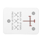 銀30枚で販売 マグネット (横)