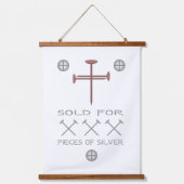 銀30枚で販売 吊り下げ型タペストリー (正面)