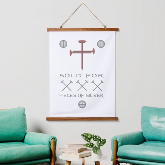 銀30枚で販売 吊り下げ型タペストリー (リビング)