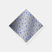 銀，イルカ，魚，自然,水中競技,デザイン, スタンダードカクテルナプキン (角)