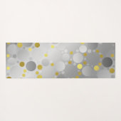 銀，ボール，光沢，球体，ラウンド，金属，メタリ ヨガマット (裏面(横))