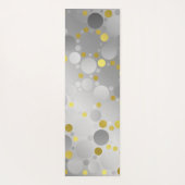 銀，ボール，光沢，球体，ラウンド，金属，メタリ ヨガマット (裏面)