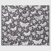 銀，明るく，輝く，蝶独占的, ラッピングペーパー (フラット)