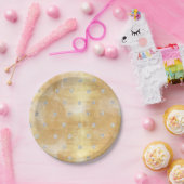 銀、水玉模様、金ゴールド、かわいい、クリスマスシックな、トレンディー、ガーリー ペーパープレート (パーティー)