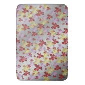 銀，装飾，ギフト，弓，休日，リボン。 バスマット (正面縦)