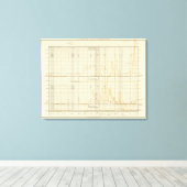 銀、金ゴールド、小銭 キャンバスプリント (インサイチュ (ウッドフロア))