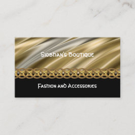 銀、黒及び金ゴールドは名刺を鎖でつなぎます 名刺
