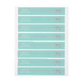 銀Touch包装ラベルの花嫁のまわりに用ラベル ラップアラウンドラベル (シート)