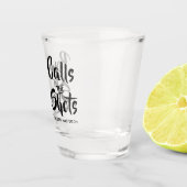 銃おもしろいを注ぐと銃声が上がる ショットグラス (右)