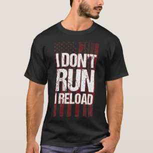 銃おもしろい愛好家は私は再走装銃所有者U Tシャツ