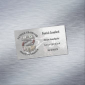 銃およびお金を持つ私立探偵の探偵 マグネット名刺 (インサイチュ)