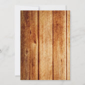 銃かグリッター 性別発表招待状 招待状 (裏面)