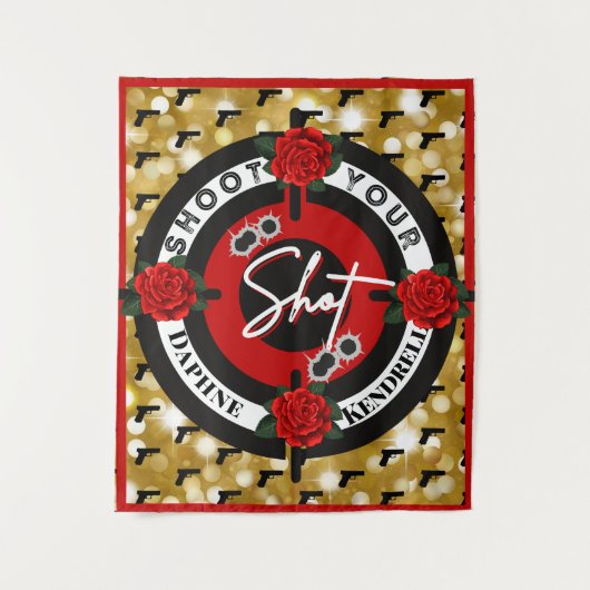 銃か薔薇 性別発表 | シュート・ユア・ショット タペストリー (正面)
