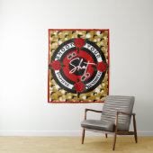 銃か薔薇 性別発表 | 撃ってみて タペストリー (インサイチュ)