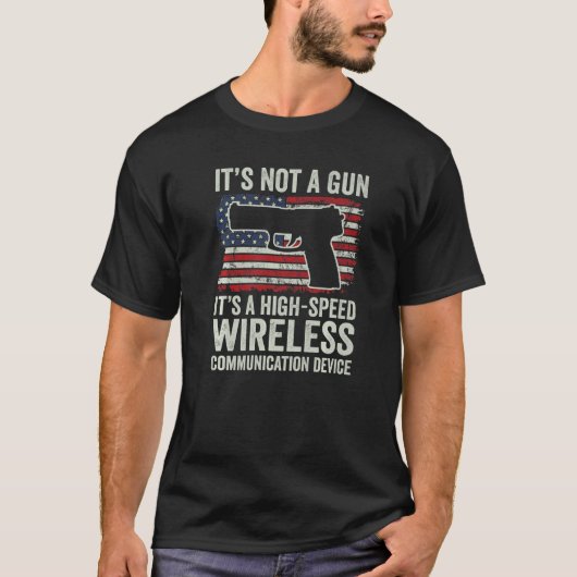 銃じゃない無線通信機だ Tシャツ (正面)