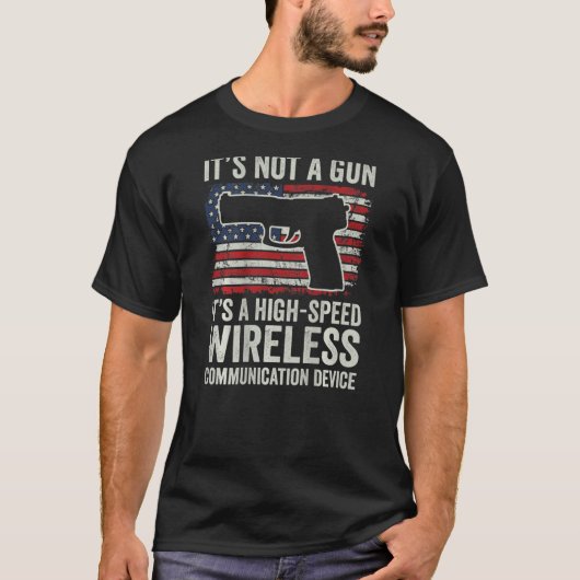 銃じゃない 無線通信装置なんだ Tシャツ (正面)