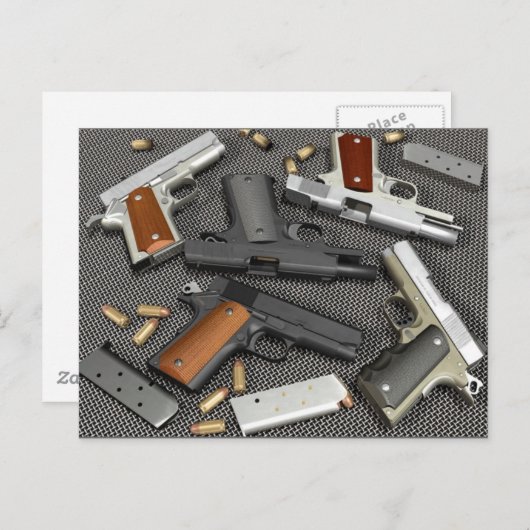 銃だ！ ポストカード (正面/裏面)