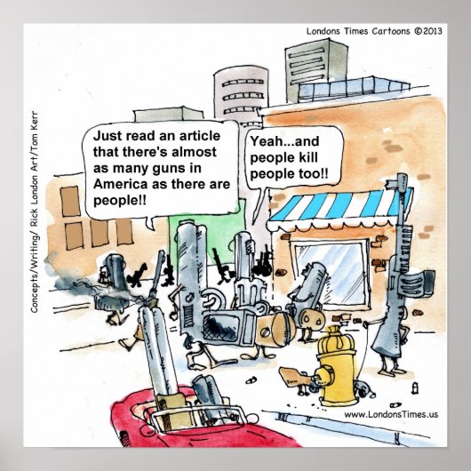 銃で人を殺さないポスター ポスター (正面)