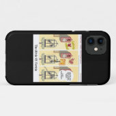 銃で地面のおもしろい鳥を立てる Case-Mate iPhoneケース (裏面(横))