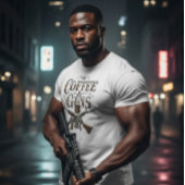 銃とコーヒー トライブレンドTシャツ