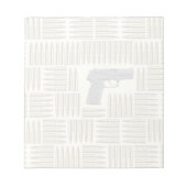 銃と弾丸 ノートパッド (正面)