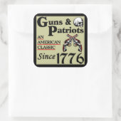 銃と愛国者 スクエアシール (バッグ)