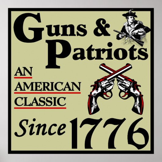 銃と愛国者 ポスター (正面)