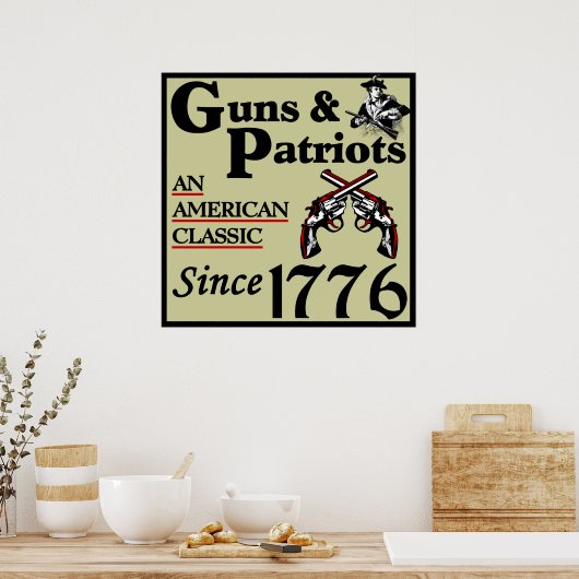 銃と愛国者 ポスター (キッチン)