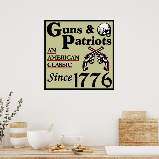銃と愛国者 ポスター (キッチン)
