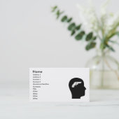 銃について考えること 名刺 (スタンド正面)