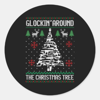 銃のための醜いクリスマ ラウンドシール