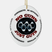 銃のちょうど内臓無し セラミックオーナメント (右)